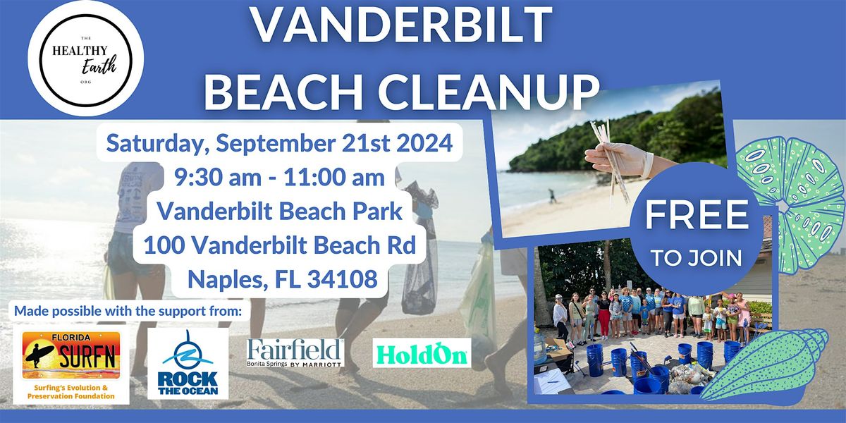 Vanderbilt Beach Cleanup in Naples, FL