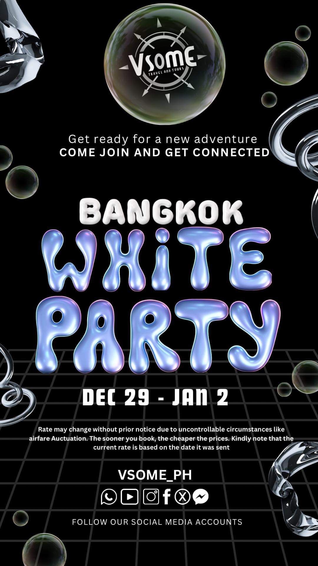 WHITE PARTY BANGKOK | Dec 29, 2024-Jan 2, 2025