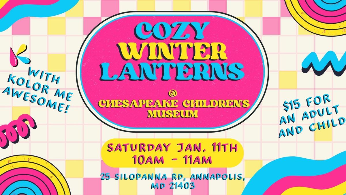 Cozy Winter Lanterns Craft for Kids & Caregivers