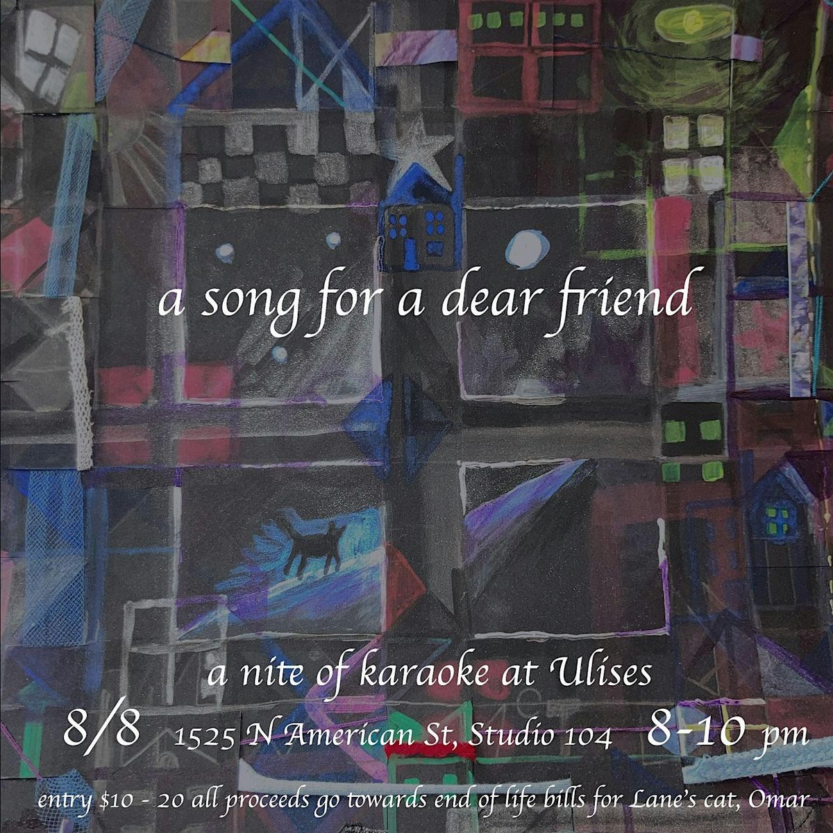 "a song for a dear friend": a nite of karaoke at Ulises