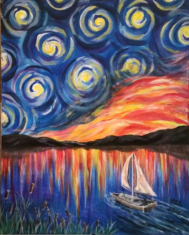 Van Gogh at the Lake | Mimosas Sunday | Grand Rapids Studio