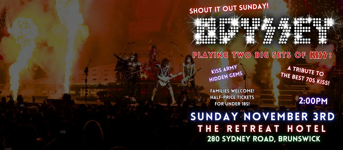 SHOUT IT OUT SUNDAY With Odyssey At the Retreat Hotel Brunswick!