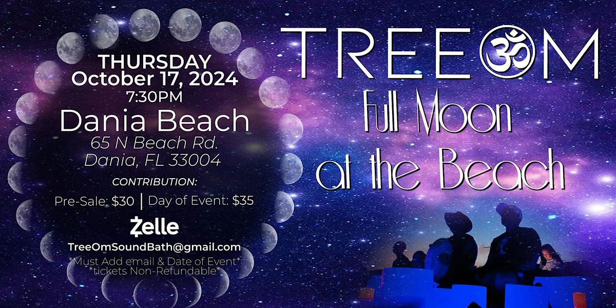 Full Moon Sound Bath at the Beach