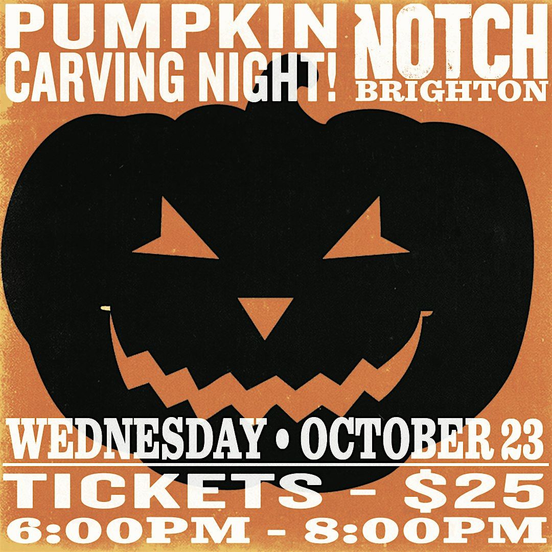 Pumpkin Carving at NOTCH Brighton