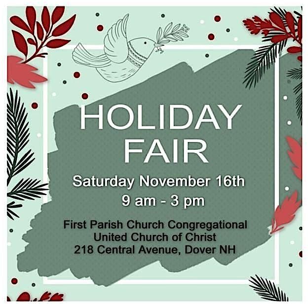 Annual Holiday Fair at First Parish Church, Dover