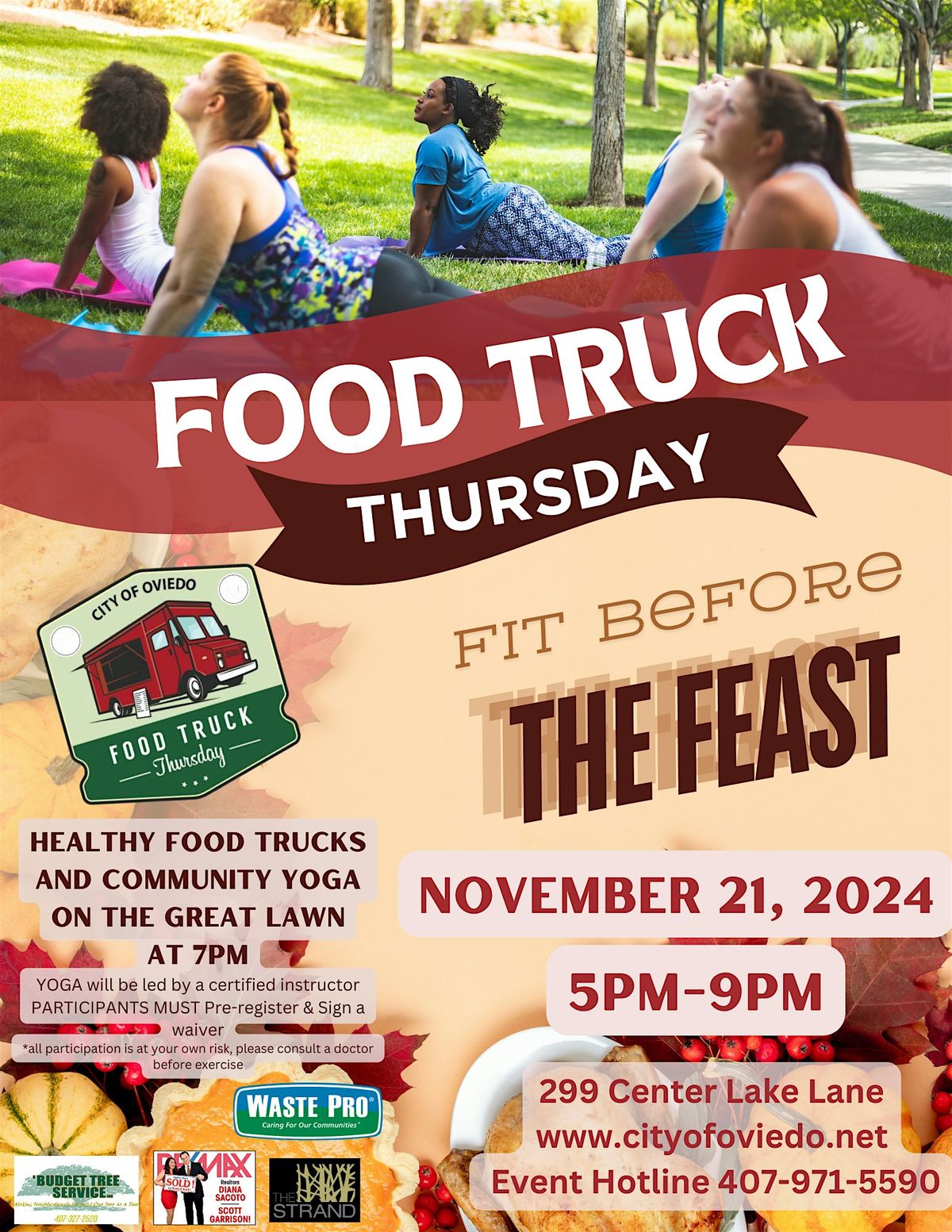 November Food Truck Thursday- Fit Before the Feast