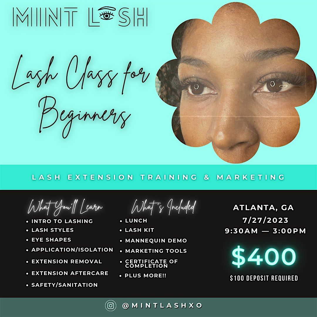 Mint Lash Extension Training & Marketing