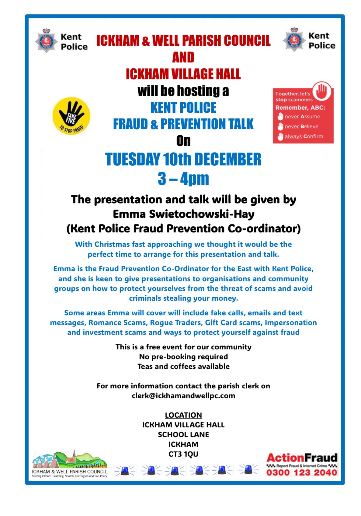 Kent Police Fraud Prevention Talk