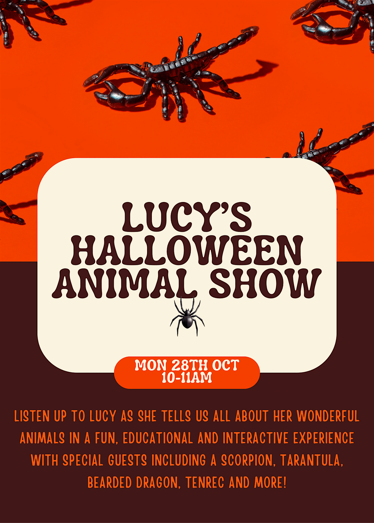 Lucy\u2019s Halloween Animal Show