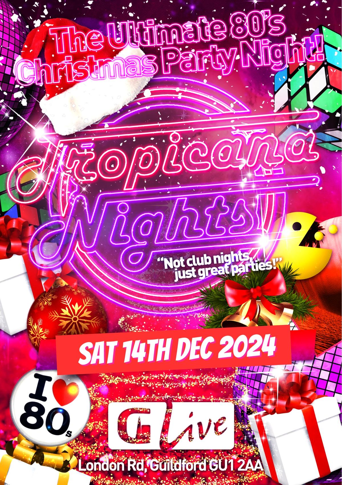 Tropicana Nights Xmas Party - Guildford