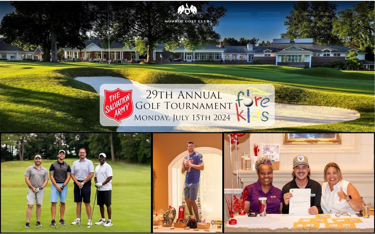 The Salvation Army's 29th Annual Golf Tournament FORE Kids!