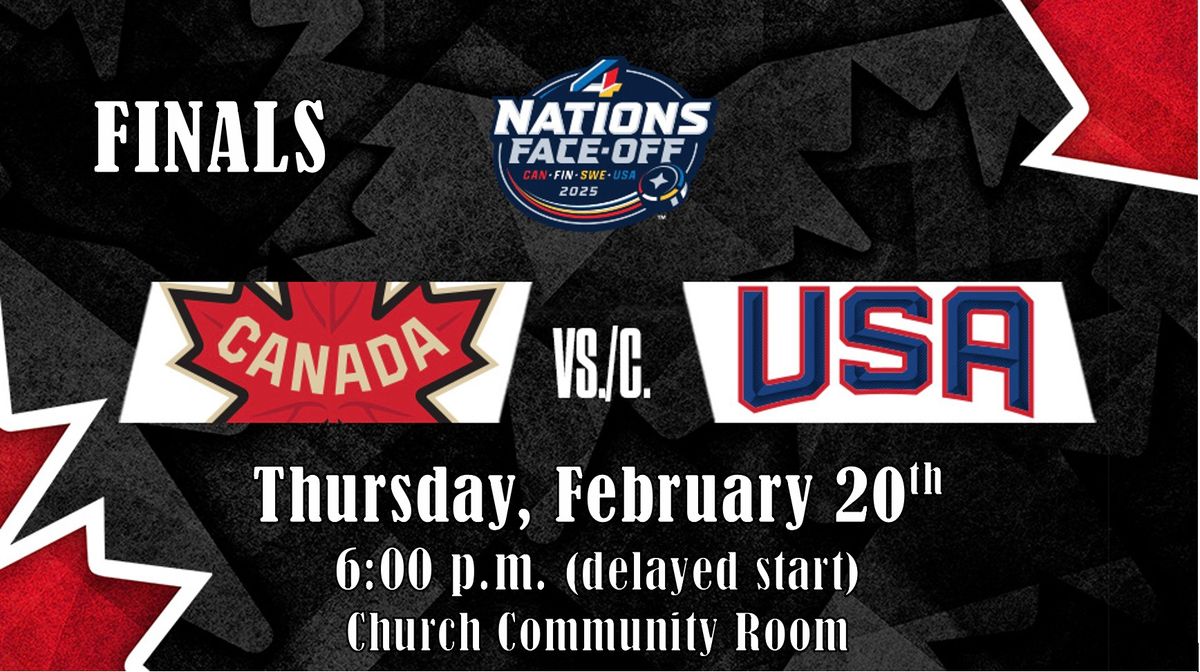 Four Nations Finals Canada vs USA