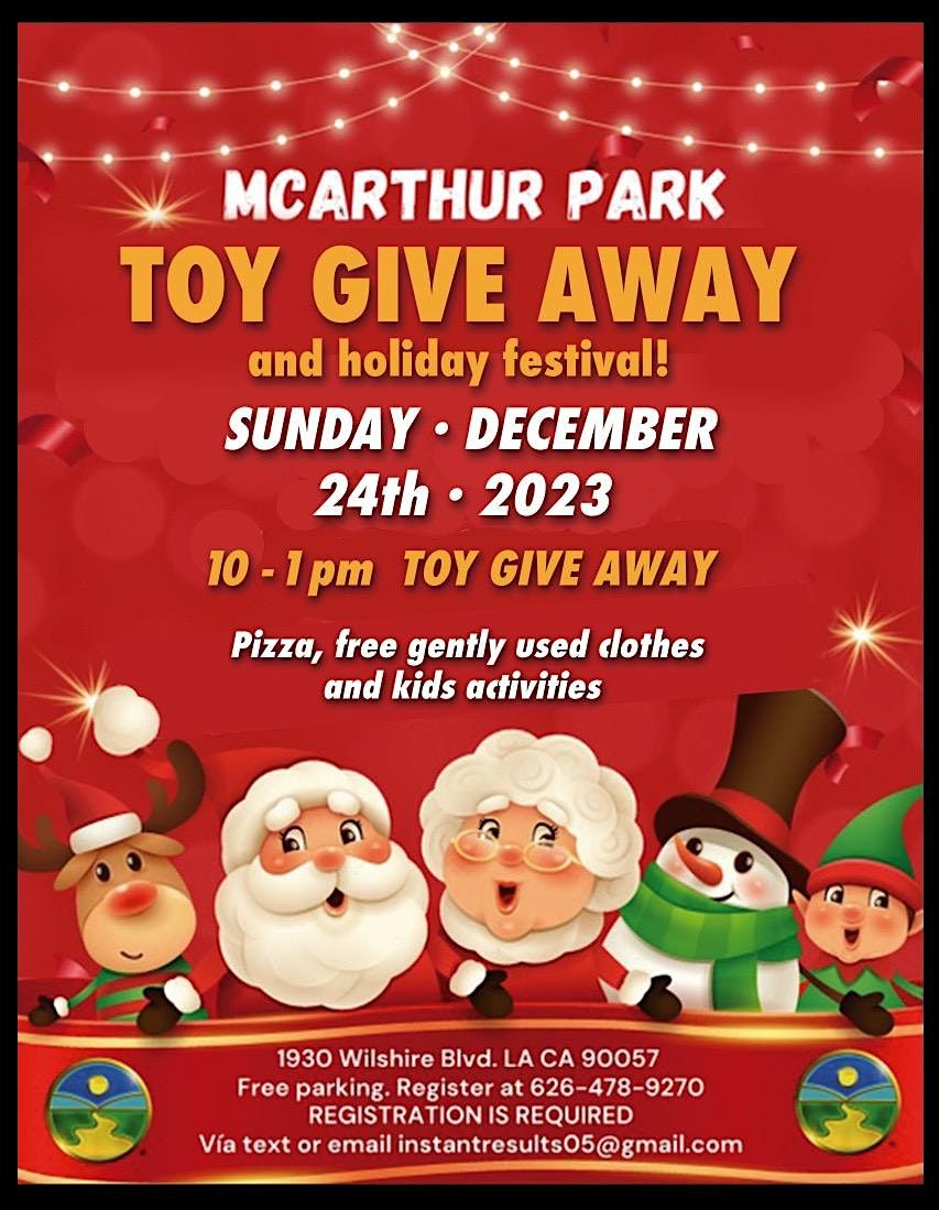 McArthur Park Toy give away