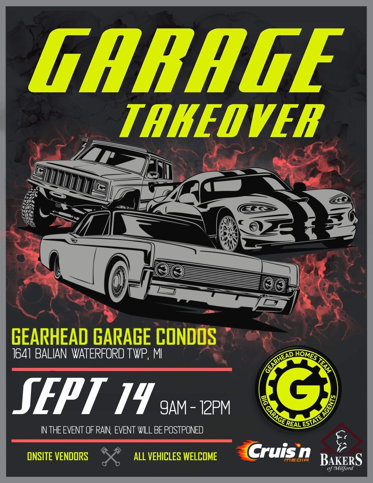 Garage Takeover - Cars & Coffee
