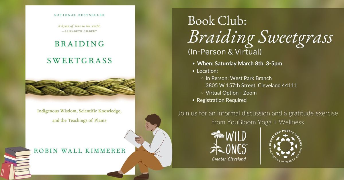 Winter Book Club: Braiding Sweet Grass (Cuyahoga & Virtual)