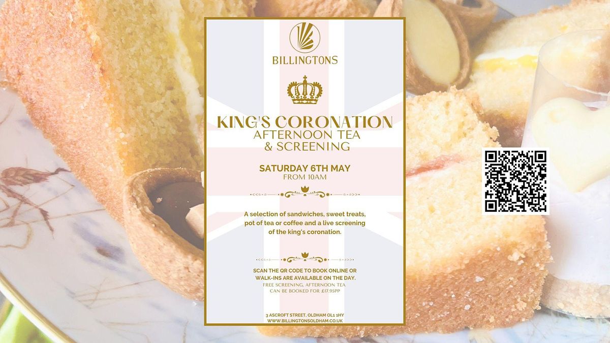 King's Coronation Afternoon Tea