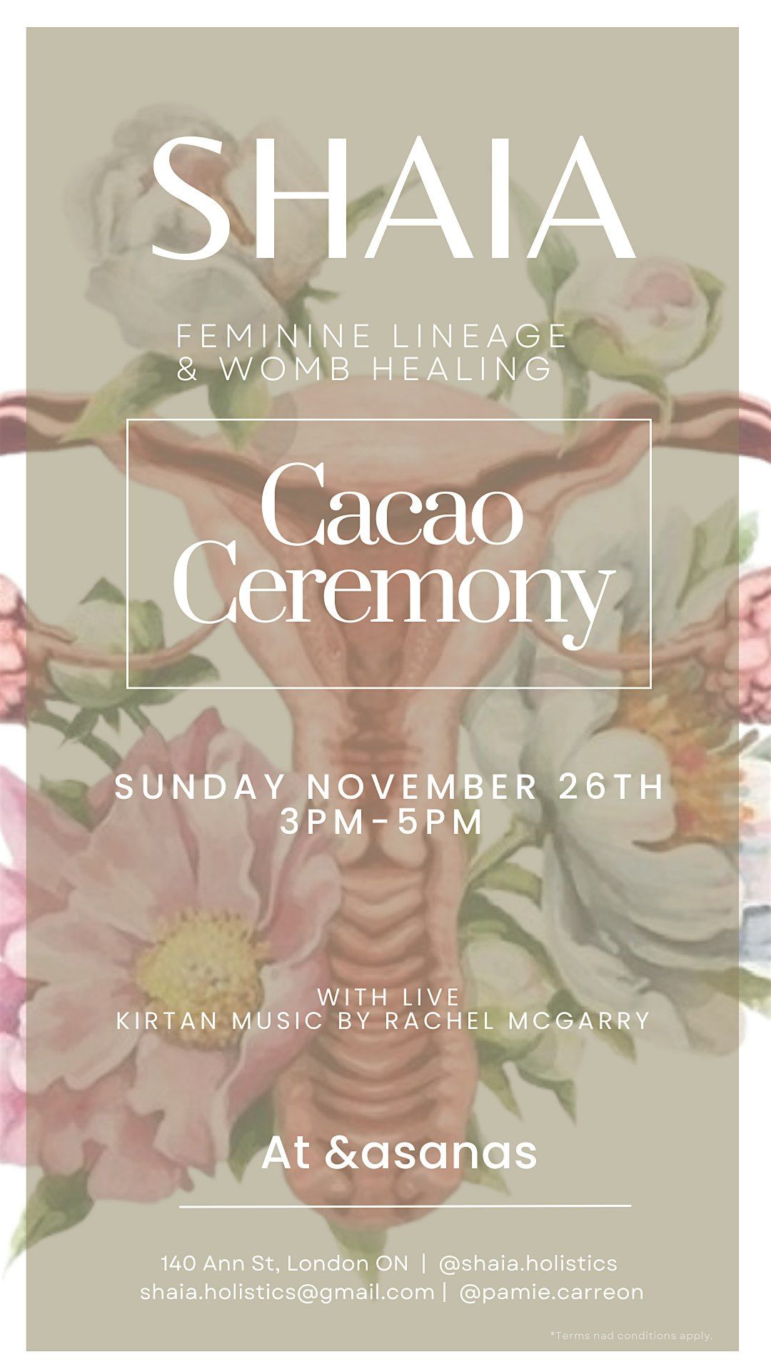 Cacao Ceremony Feminine Lineage & Womb Healing