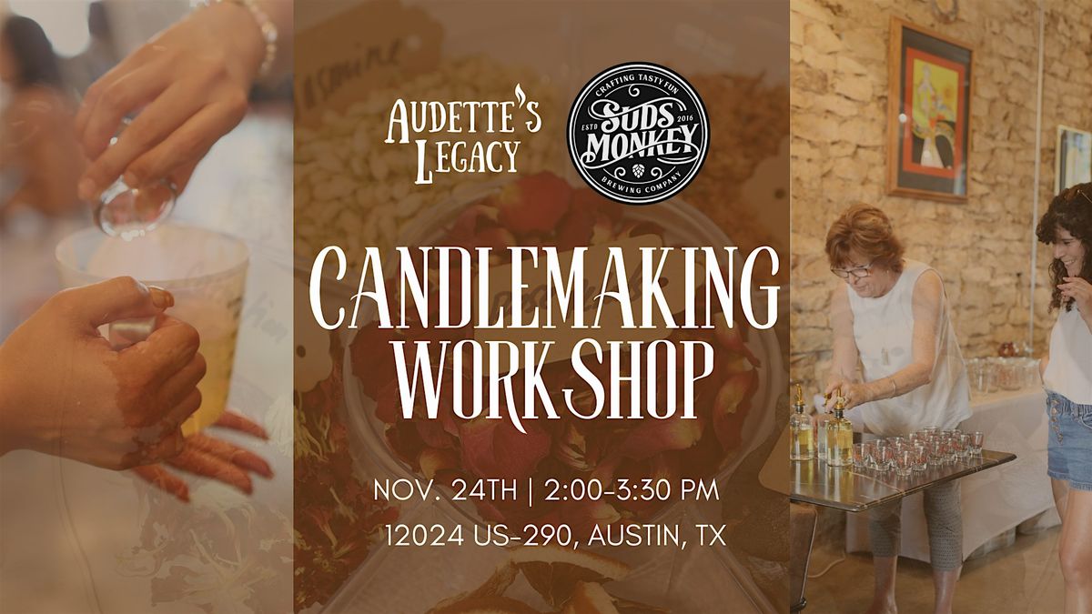 Candlemaking Pop-Up at Suds Monkey Brewing Co