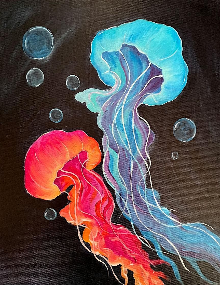 Jellyfish Paint Party at Deep Sea Tasting Room