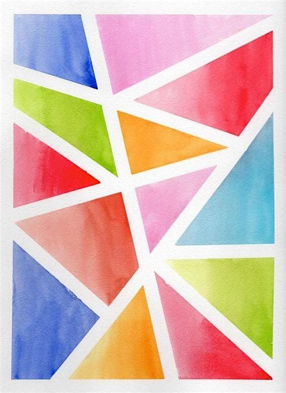 Kids Art Series: Painting with Geometry