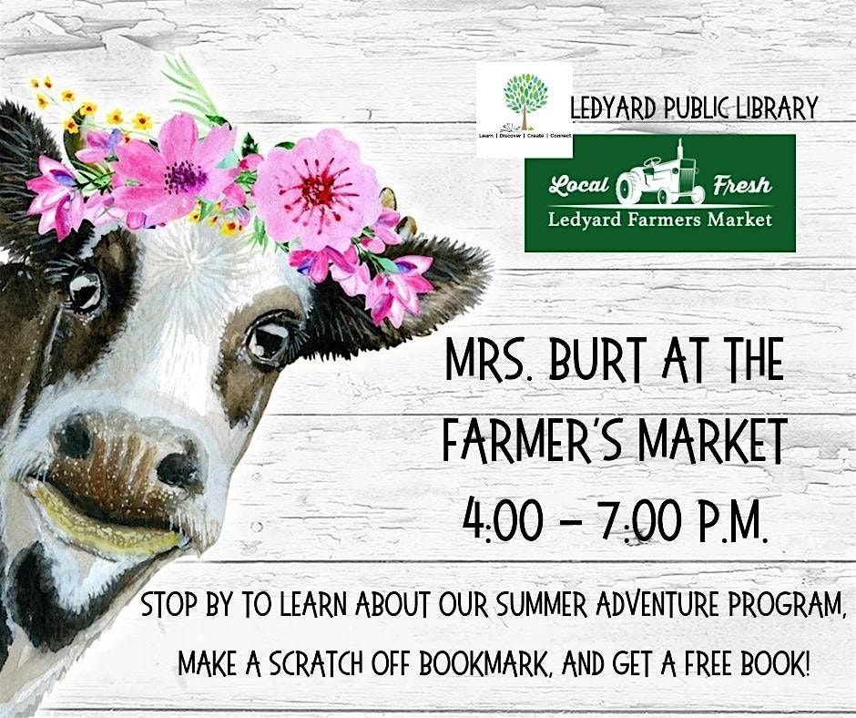Mrs. Burt at the Farmer's Market