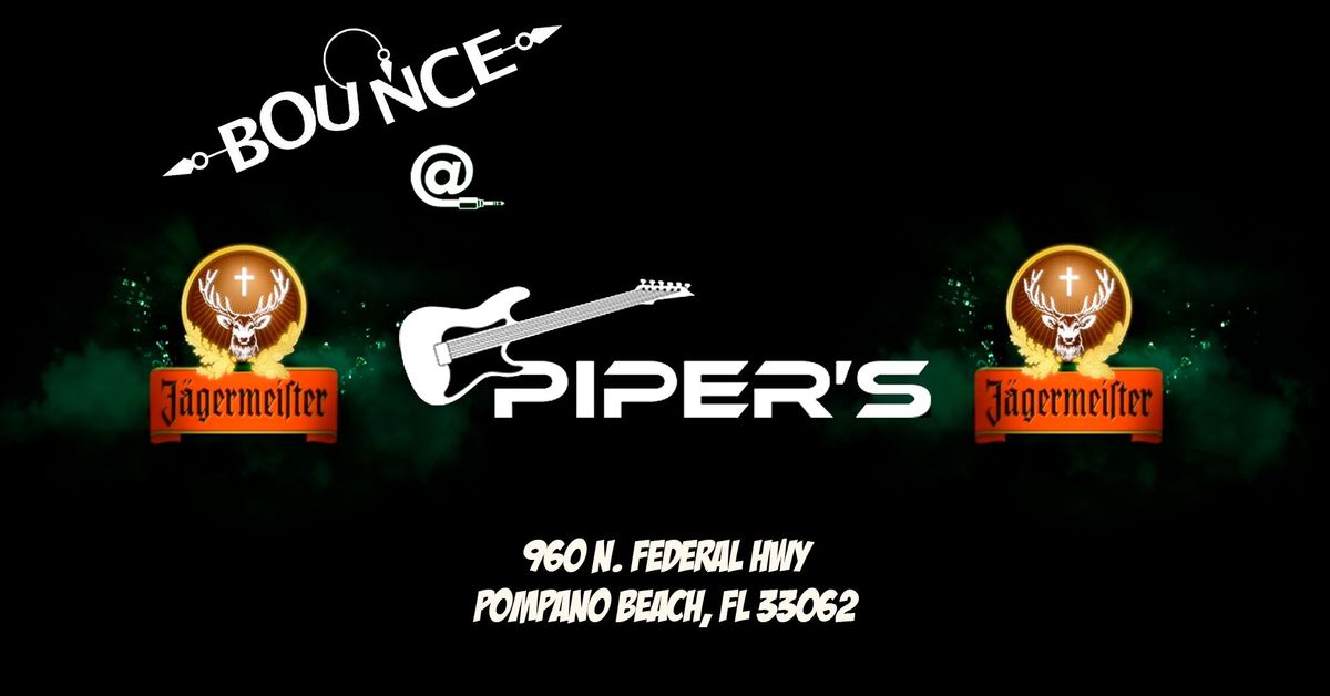 bOunce at Piper's - Dec. 7!