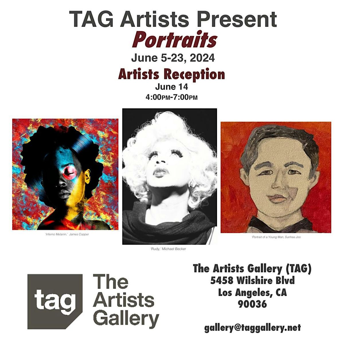 TAG Artists Present: Portraits