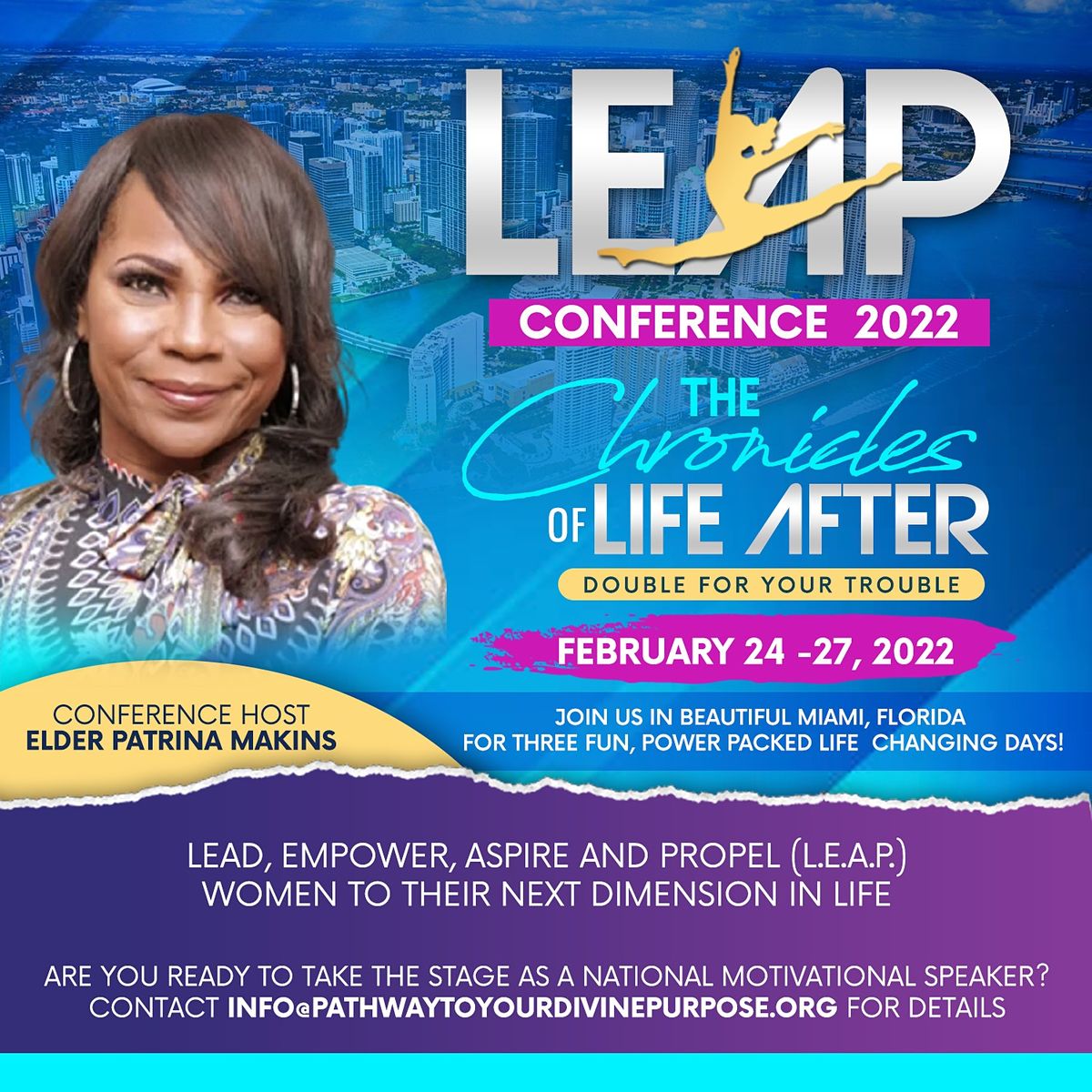 LEAP Women's Conference 22 Double for Your Trouble Official Girls  Weekend