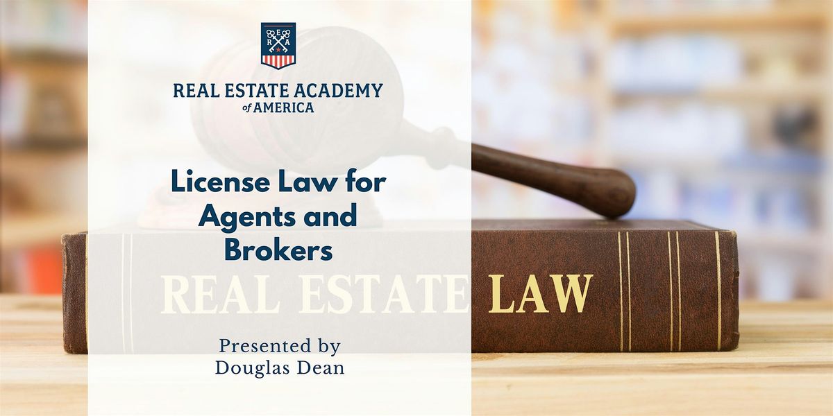 IN BRANCH - License Law for Agents and Brokers - GREC #65208