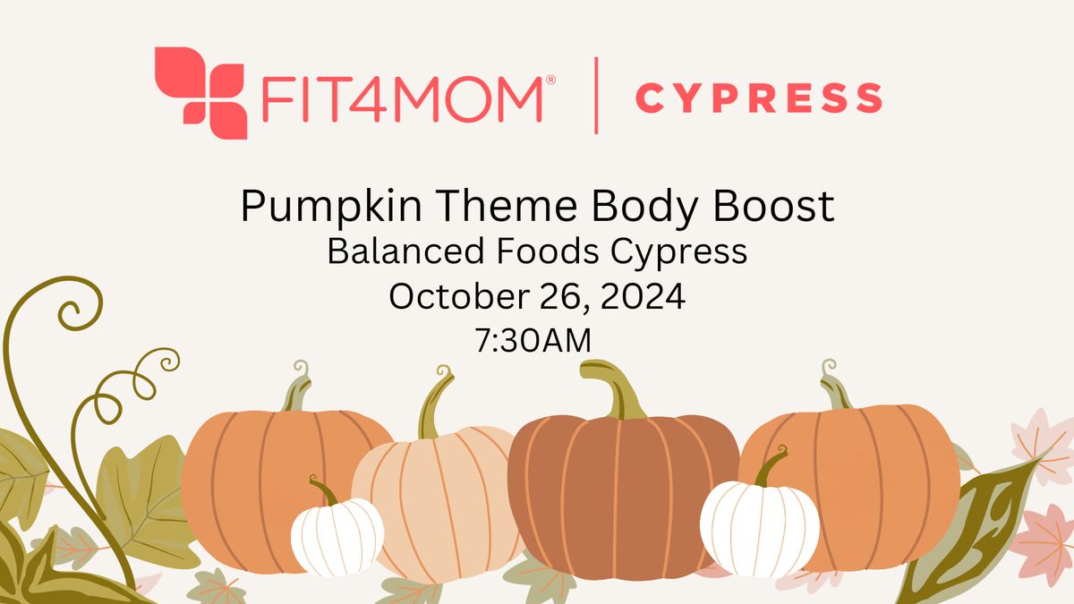 Pumpkin Theme Body Boost