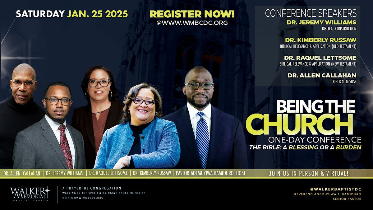 Being The Church Conference 2025 (In-Person & Virtual Experience)