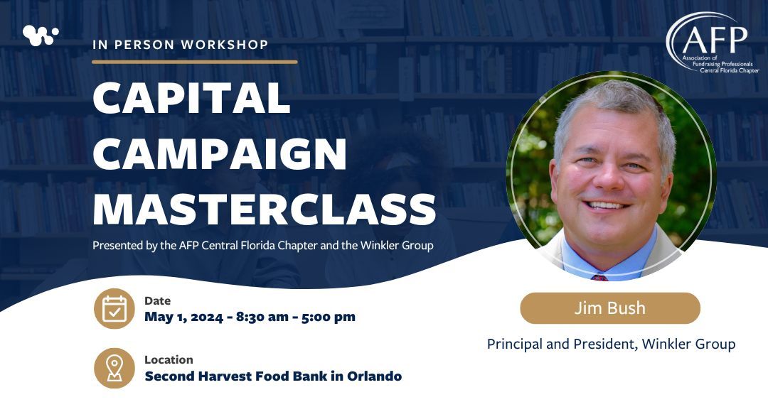 Capital Campaign Masterclass with the Winkler Group
