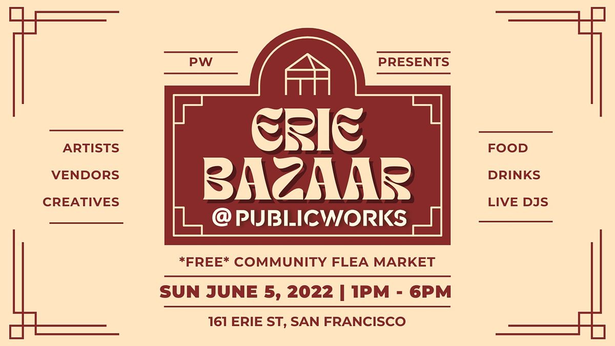 Erie Bazaar June 2022 ~ Free Community Flea Market