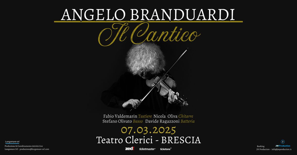 Angelo Branduardi - Il Cantico Tour