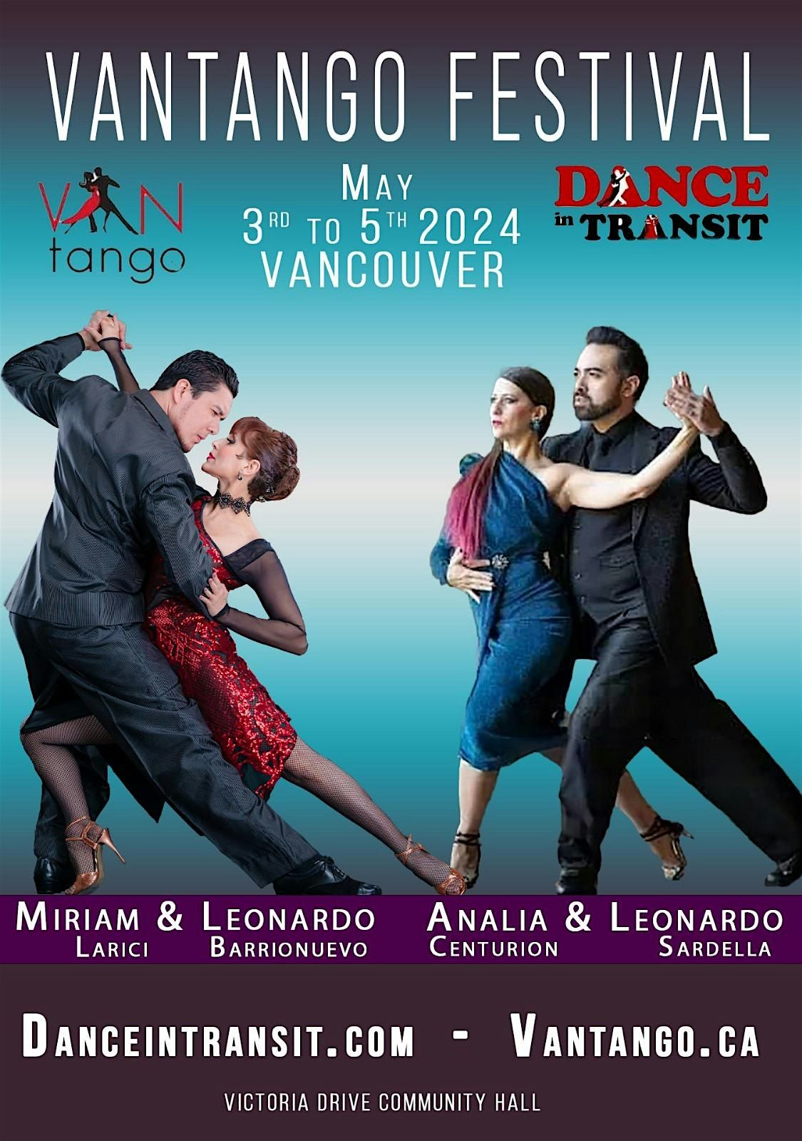 VANTANGO:  Spring-A-Ding-Ding 2024 Tango Festival