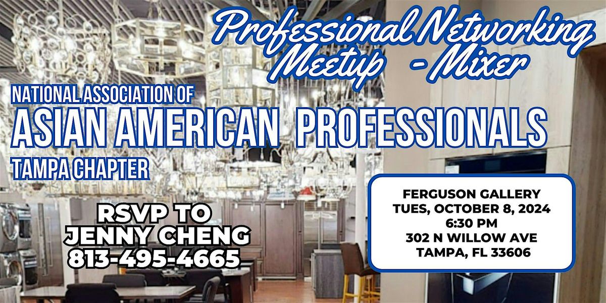 Tampa Asian American Professionals OCTOBER Networking Meetup