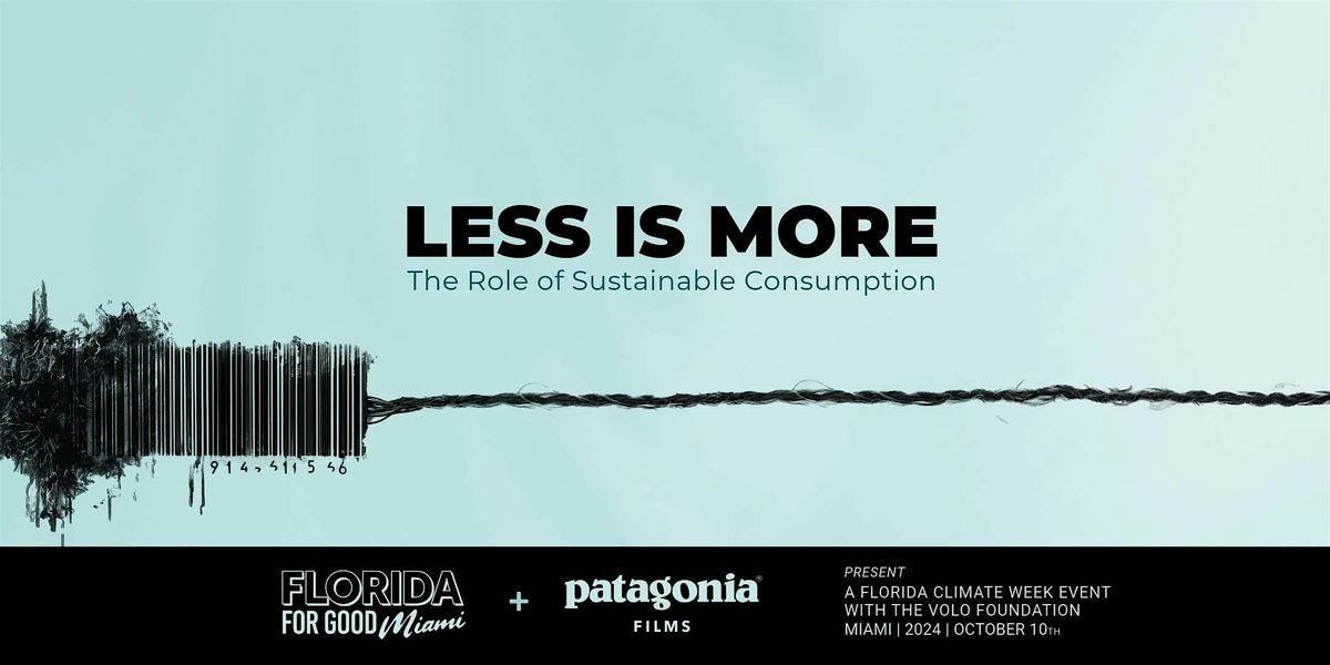 Less is More: The Role of Sustainable Consumption