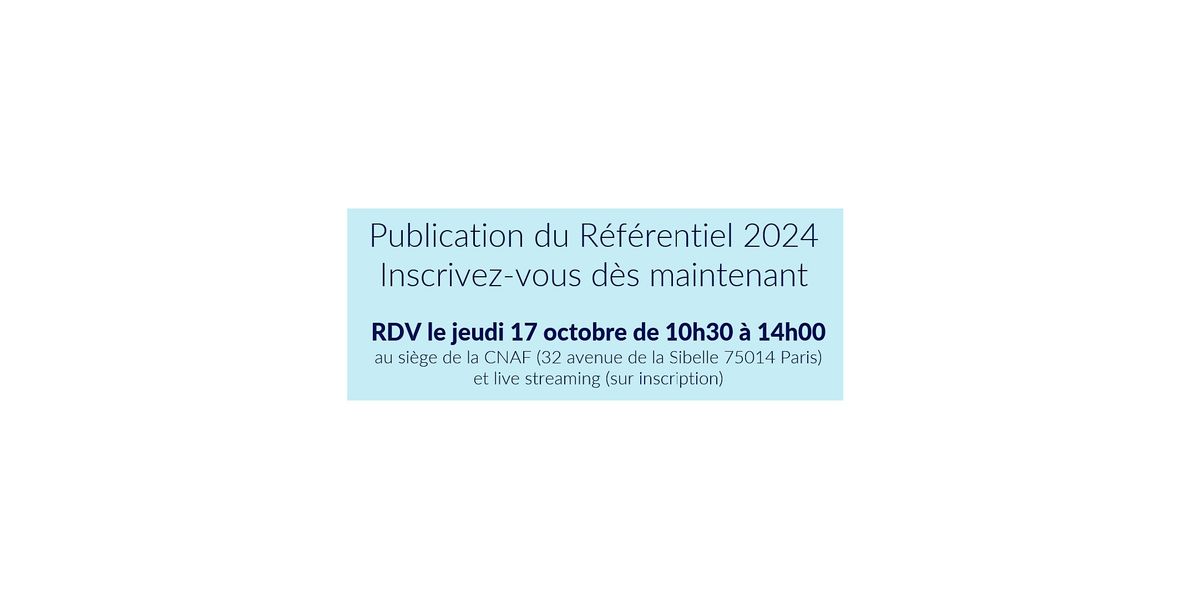 Publication du R\u00e9f\u00e9rentiel 2024 de l'OICN