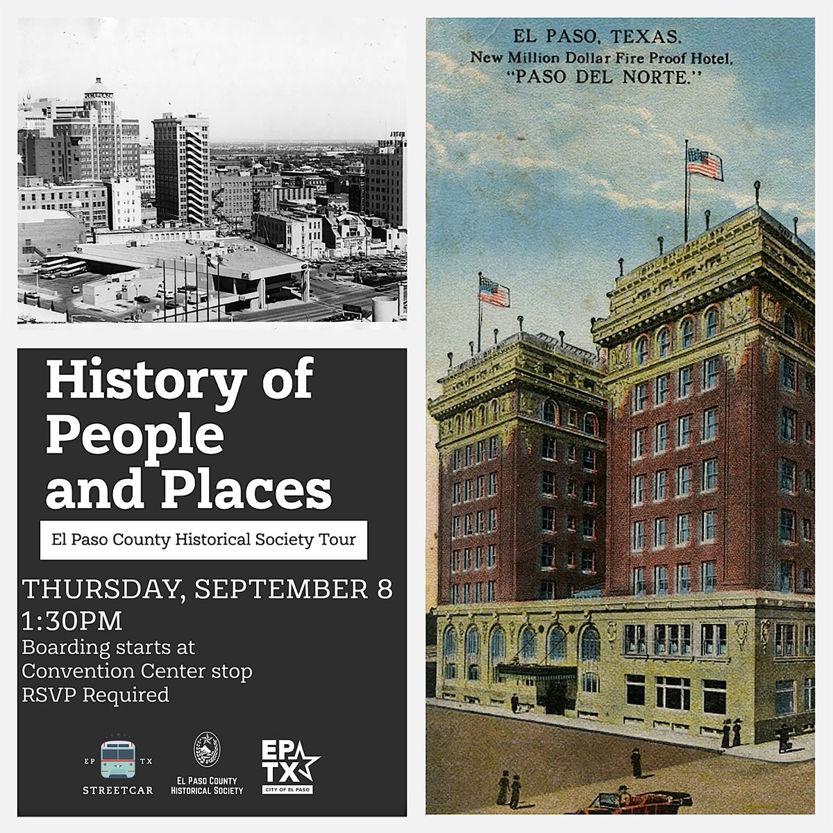 History of People and Places Tour, El Paso Convention And Performing