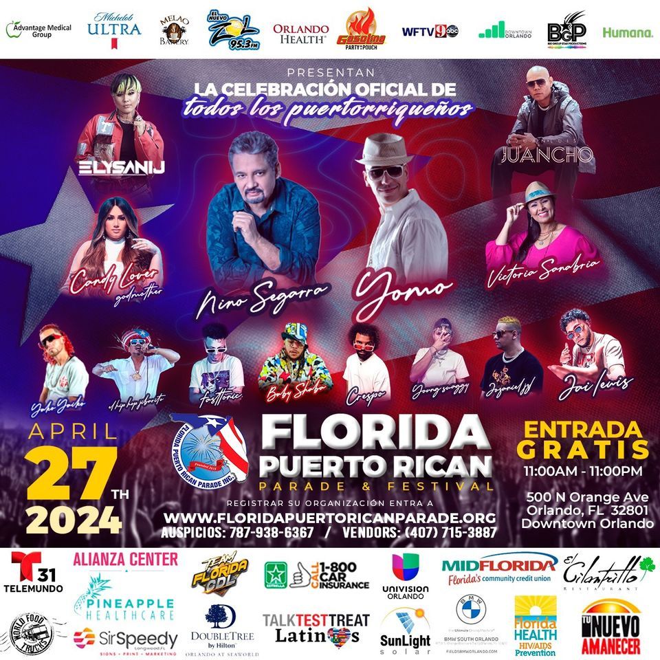 Florida Puerto Rican Parade & Festival 2024