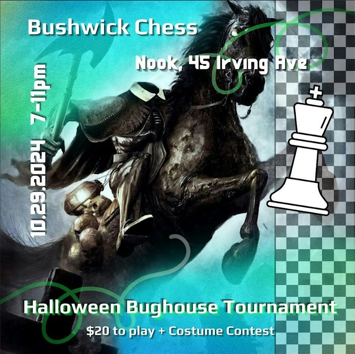 Bushwick Chess Bughouse Tournament and Costume Contest