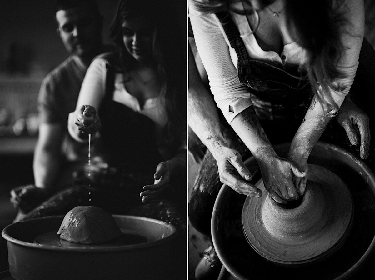 Date Night Pottery on the Wheel