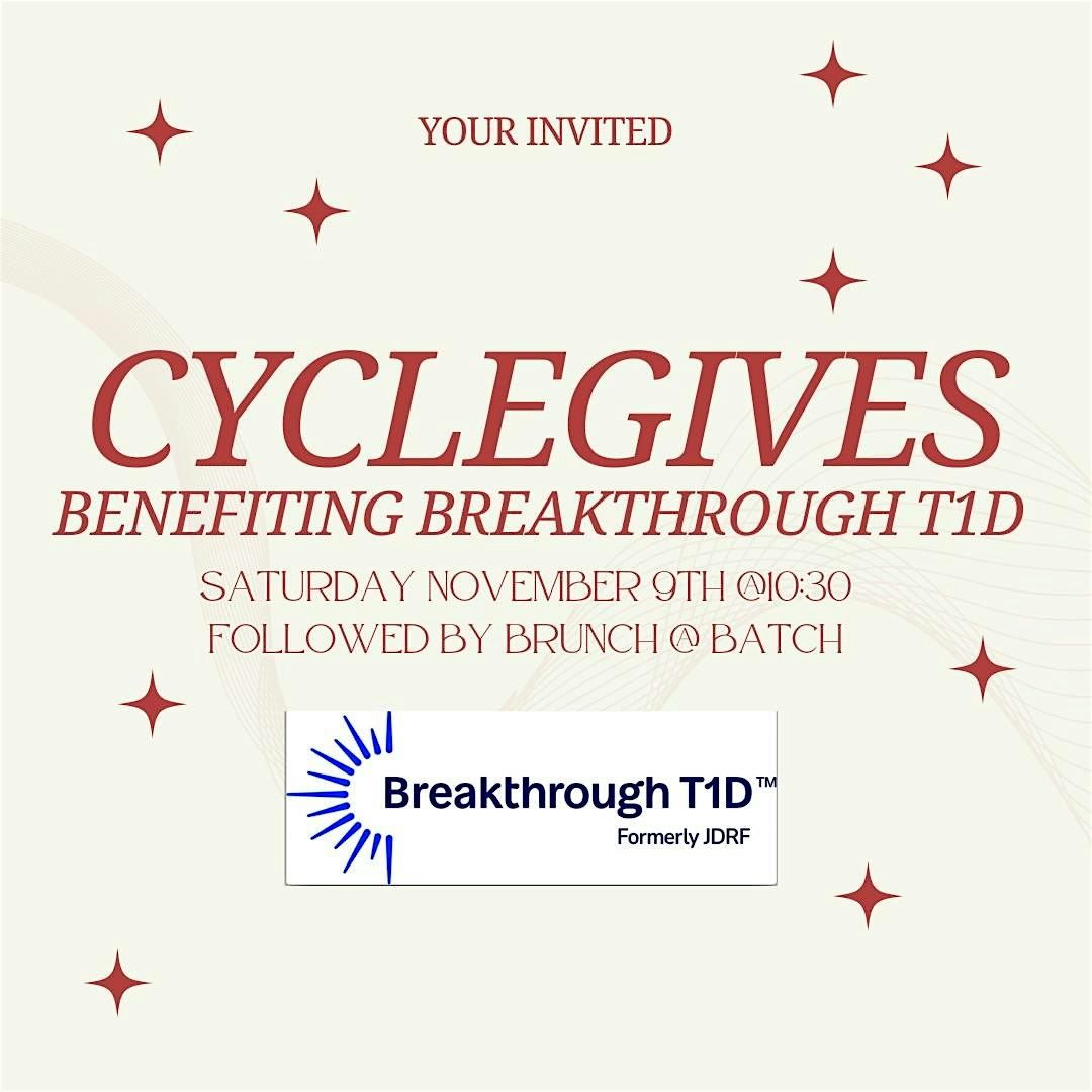 CYCLEGIVES X BREAKTHROUGH T1D