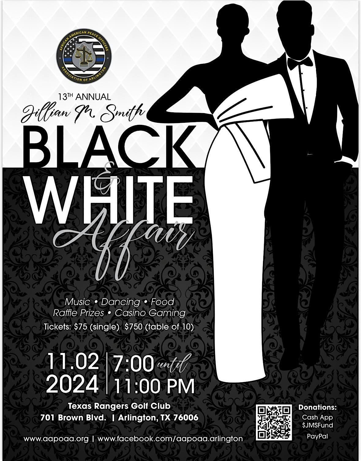 13th Annual Jillian Michelle Smith Gala: A Black and White Affair