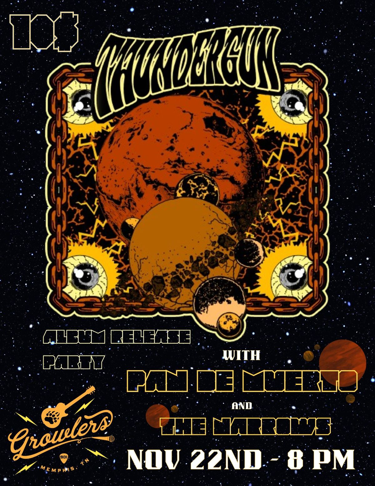 ThunderGun Album Release Party at Growlers- Memphis,TN