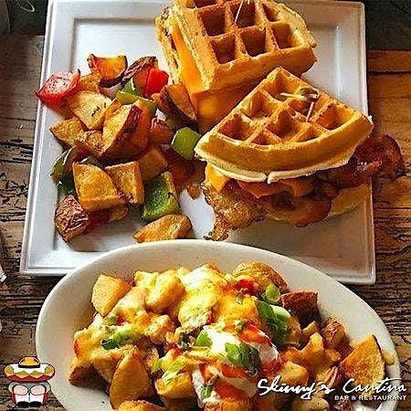 I LOVE BRUNCH SATURDAYS!!! @ SKINNY\u2019S CANTINA ON THE HUDSON! #SocialCityEnt