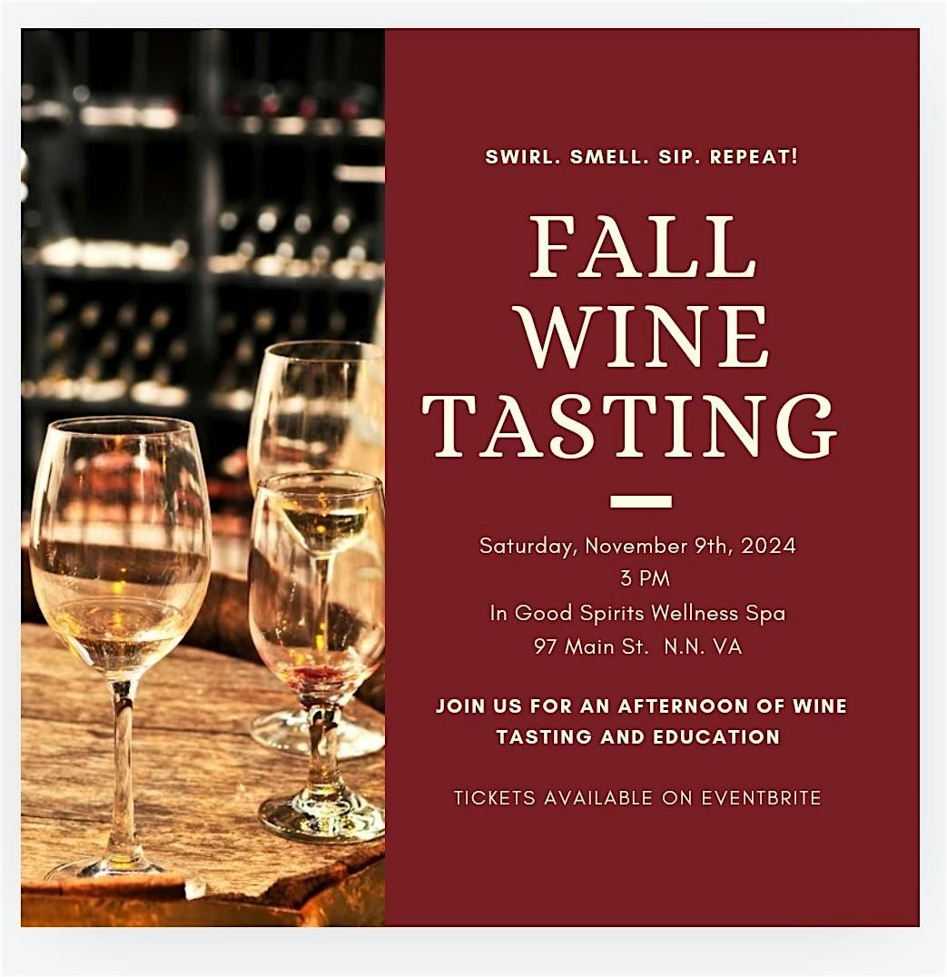 Fall Wine Tasting