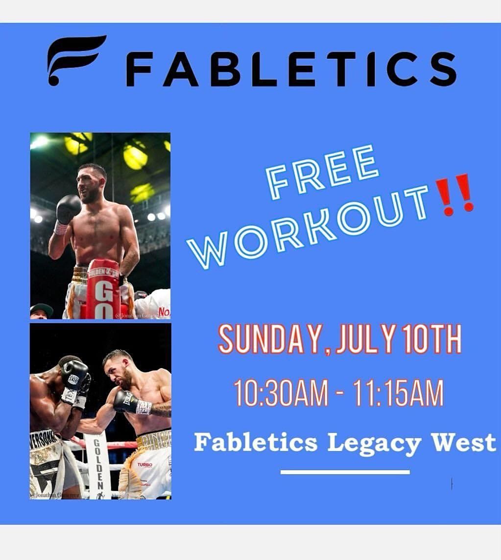 FREE Boxing Boot Camp Workout with Alex Rincon @Fabletics Legacy West