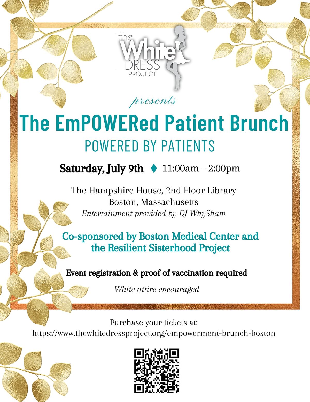 The White Dress Project presents...The EmPOWERed Patient Brunch in