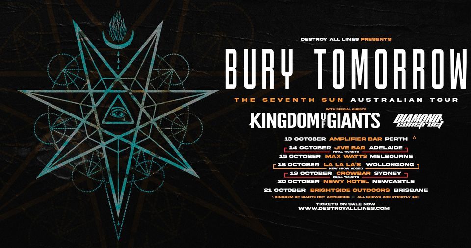 Bury Tomorrow (UK) Australian Tour \/\/ Adelaide